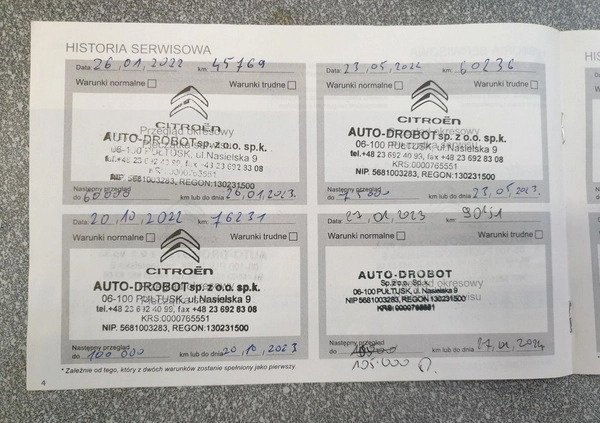 Citroen C3 cena 44800 przebieg: 132493, rok produkcji 2019 z Pionki małe 379